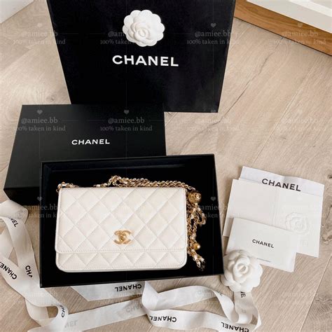 chanel white wallet bag|Chanel wallet euro.